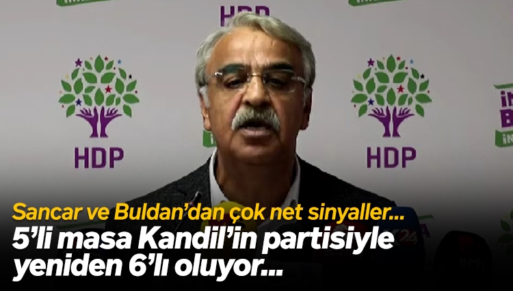 HDP'li Mithat Sancar ve Pervin Buldan açıkladı! Üzerimize düşen sorumluluğun farkındayız...