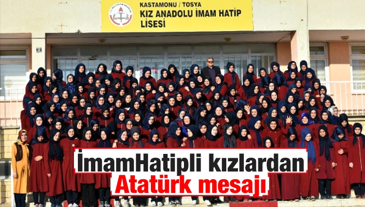 İmam Hatip öğrencilerinden Atatürk kareografisi