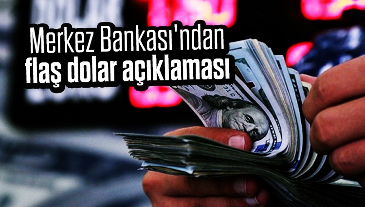 Merkez Bankası'ndan flaş dolar açıklaması
