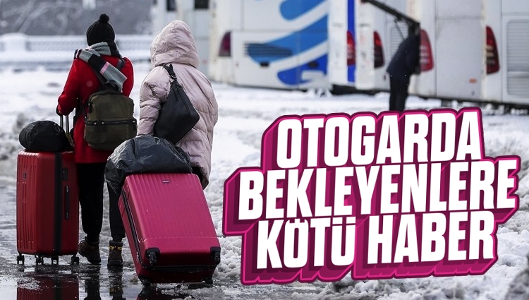 İstanbul'daki otogarlar yarın saat 09:00'a kadar hizmet vermeyecek