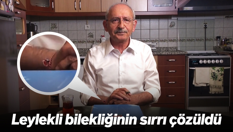 Kemal Kılıçdaroğlu leylekli bilekliği bağladı