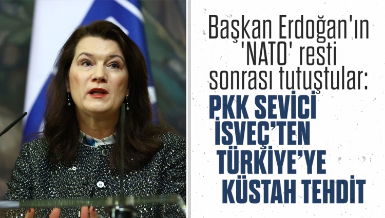 Başkan Erdoğan'ın 'NATO' resti sonrası tutuştular: PKK sevici İsveç'ten Türkiye'ye küstah tehdit!