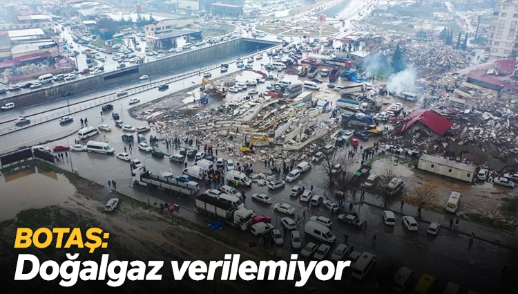 Kahramanmaraş, Gaziantep ve Hatay'a doğal gaz verilemiyor