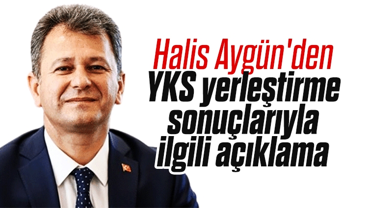 ÖSYM Başkanı Prof. Dr. Halis Aygün'den YKS yerleştirme sonuçlarıyla ilgili açıklama