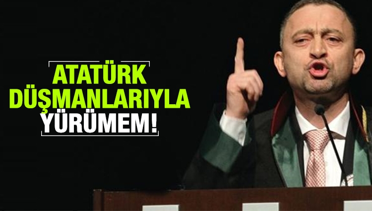 Adalet Yürüyüşü için sert sözler: 'Atatürk düşmanlarıyla yürümem'