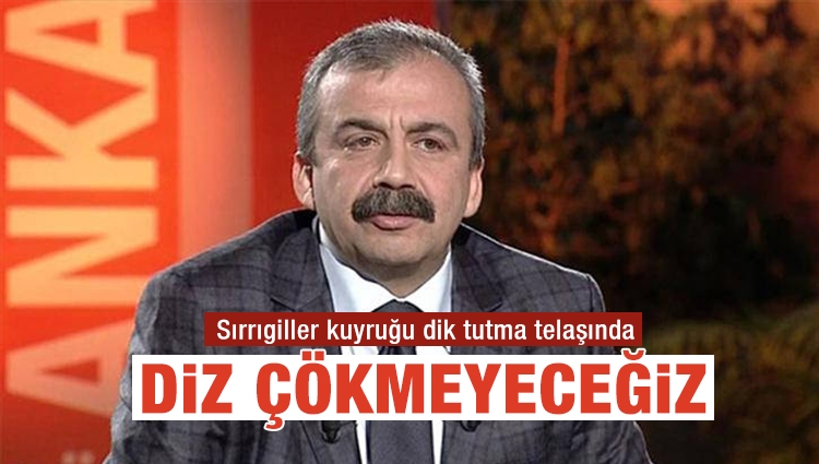 HDP'li Sırrı Süreyya Önder: Diz çökmeyeceğimizi artık anlamış olmalılar 
