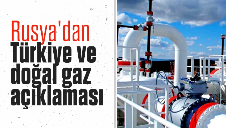 Rusya'dan Türkiye ve doğal gaz açıklaması