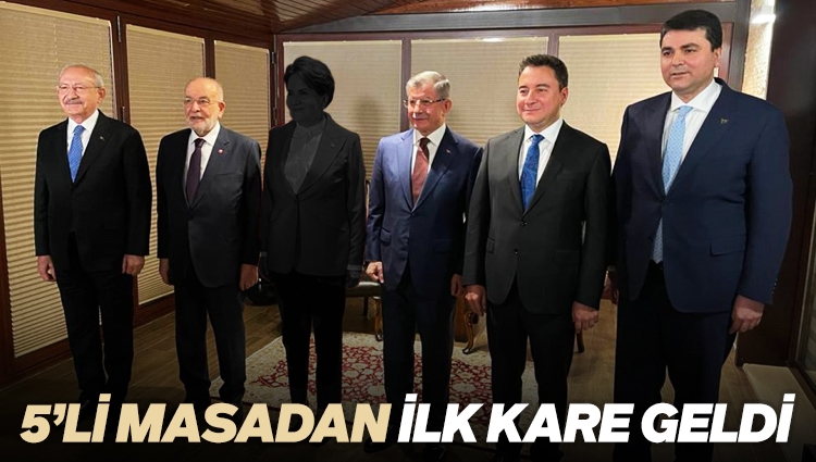 Millet İttifakı'nda yer alan 5 partinin genel başkanları buluştu