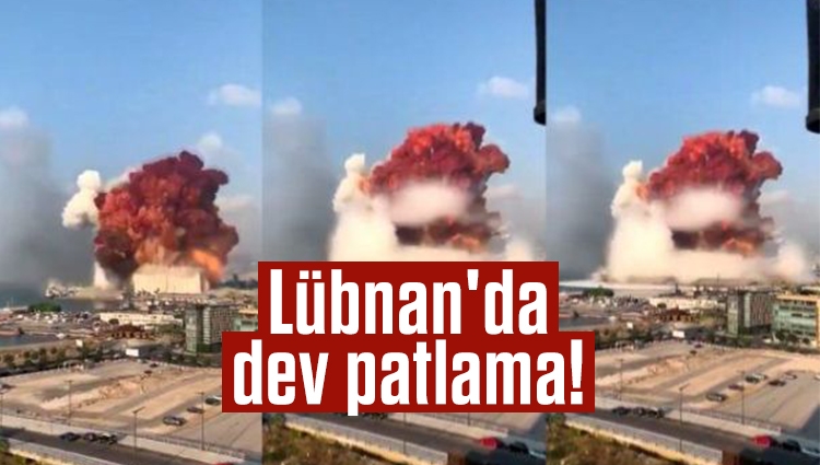 Lübnan'da dev patlama! KKTC'den hissedildi