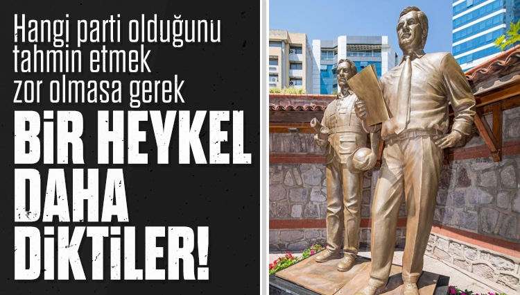 CHP'den İzmir'e bir heykel daha