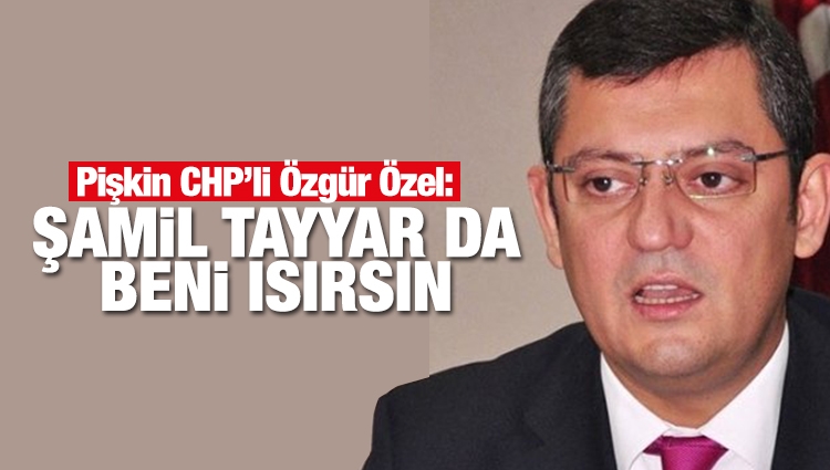 CHP Grup Başkanvekili Özel: Gelsin Şamil Tayyar da beni ısırsın 