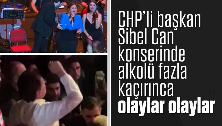 CHP'li Başkan, Sibel Can konserinde taşkınlık çıkardı