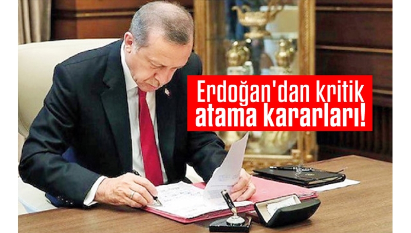 Erdoğan'dan kritik atama kararları! 4 ile Milli Eğitim müdürü atandı 6 ilin müftüsü değişti