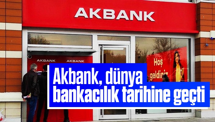 Sistemlerinin göçmesi nedeniyle 2 gün faaliyet gösteremeyen Akbank, dünya bankacılık tarihine geçti
