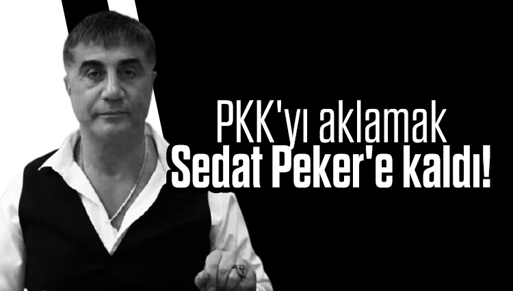Terör örgütü PKK'yı aklamak firari suç örgütü lideri Sedat Peker'e kaldı!