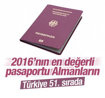 Dünyanın en değerli pasaportu belli oldu