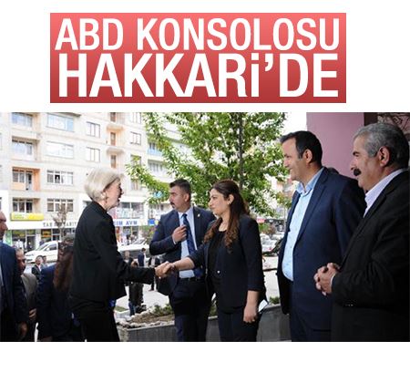 ABD konsolosu Hakkari'de HDP'liler ile görüştü