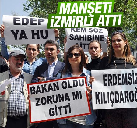 İzmirliler Kemal Kılıçdaroğlu'nu istifaya davet etti
