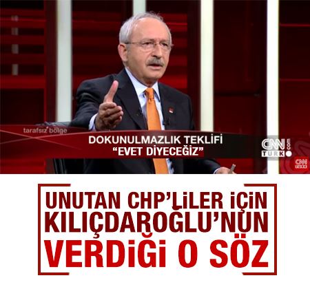 Kılıçdaroğlu CNNTürk'te bakın nasıl sözvermişti