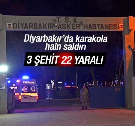 Diyarbakır'da jandarma karakoluna saldırı