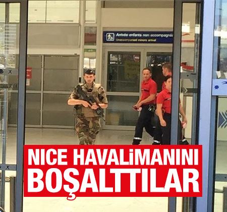 Nice Havalimanı'nda şüpheli paket alarmı 