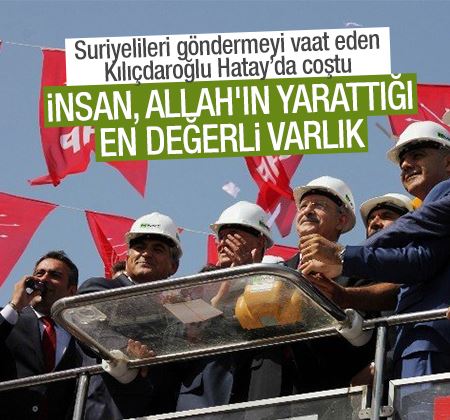CHP Genel Başkanı Kılıçdaroğlu Hatay'da konuştu