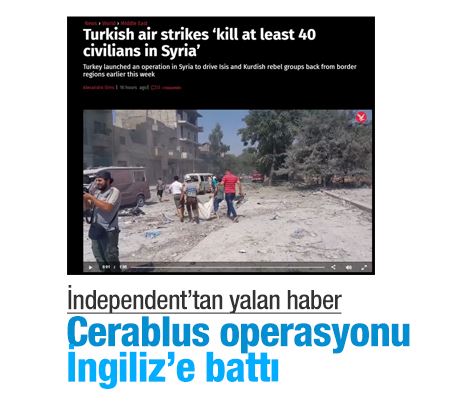 Independent'ın 'Türkiye' rezilliği