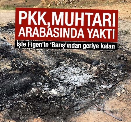 Mardin'de PKK'lılar kaçırdığı muhtarı yakarak öldürdü