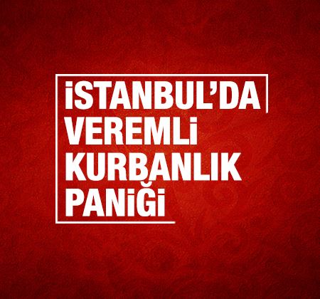 İstanbul'da veremli kurban alarmı