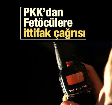 PKK'lı teröristlerden FETÖ mensuplarına 'destek' mesajı