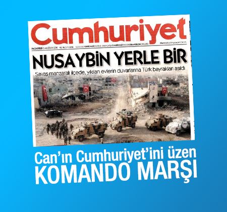 Cumhuriyet'i rahatsız eden Türk bayrakları ve Komando Marşı