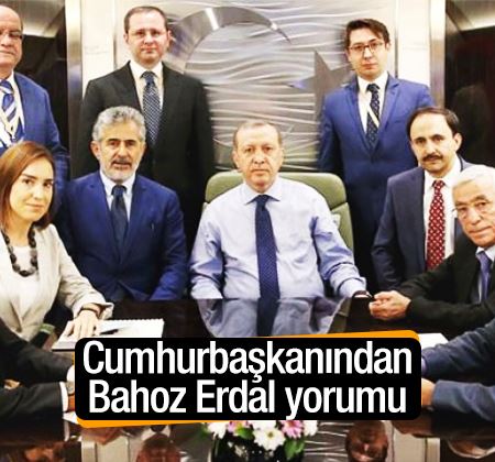 Cumhurbaşkanı Erdoğan'dan Bahoz Erdal açıklaması