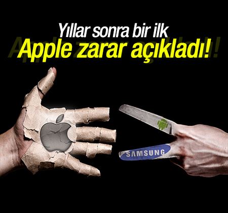 Yıllar sonra bir ilk: Apple zarar açıkladı!
