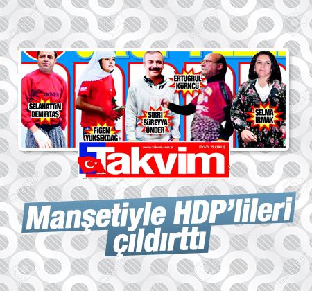 Grup Fezleke manşeti HDP'lileri delirtti
