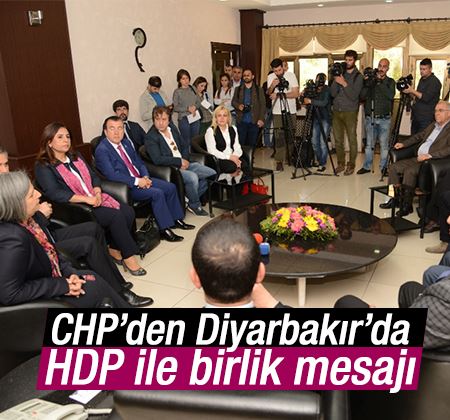 CHP heyetinden HDP'li Diyarbakır Belediyesi'ne ziyaret