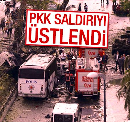 İstanbul'daki hain saldırıyı PKK üstlendi!