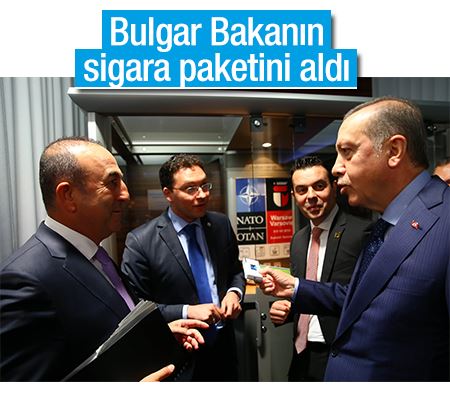 Erdoğan, Bulgar bakana sigarayı bıraktırdı