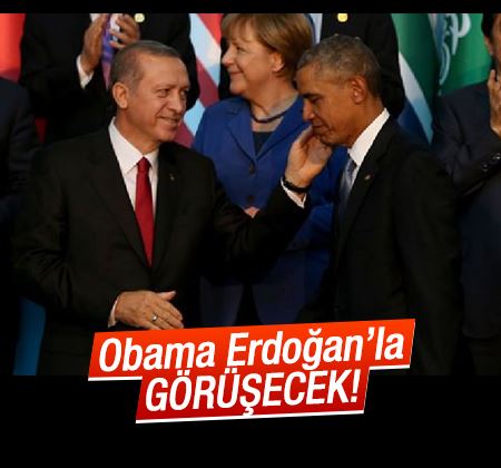 Cumhurbaşkanı Erdoğan, Obama'yla görüşecek