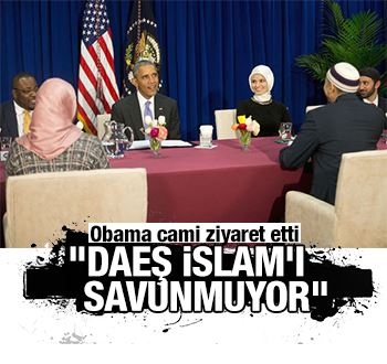 Obama'dan ilk cami ziyareti: Esselamu Aleykum