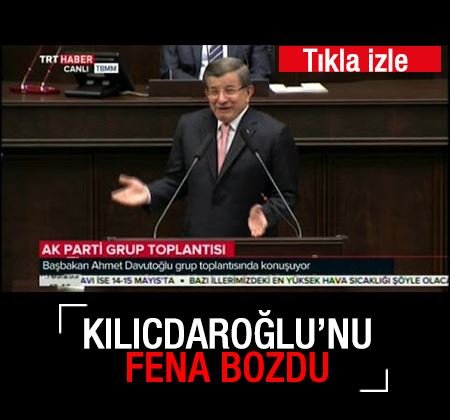 Davutoğlu Kılıçaroğlu'nu ti'ye aldı