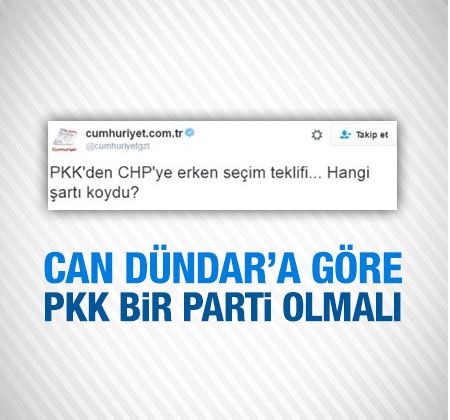 Cumhuryet'in garip PKK haberi