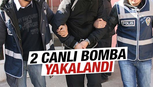 Ankara'da iki canlı bomba yakalandı