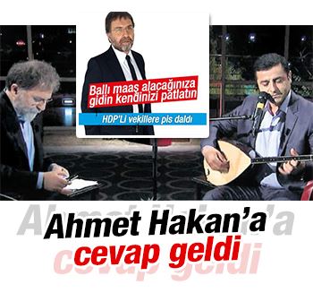 HDP'den Ahmet Hakan'ın yazısına yanıt geldi