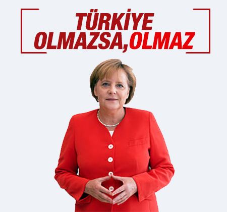 Angela Merkel: Türkiye olmazsa Yunanistan yükü kaldıramaz