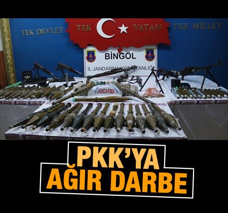 PKK'nın silah deposu bulundu!