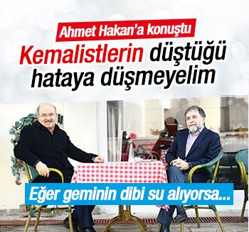 Hüseyin Çelik Ahmet Hakan'a konuştu