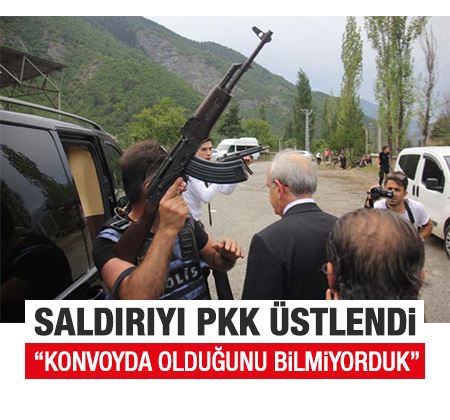 Kılıçdaroğlu'na saldırıyı PKK üstlendi