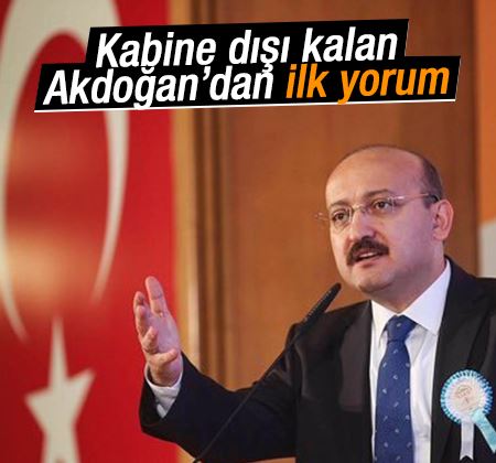 Yalçın Akdoğan'dan ilk yorum