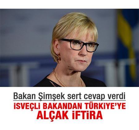 İsveç Dışişleri Bakanı'ndan skandal sözler